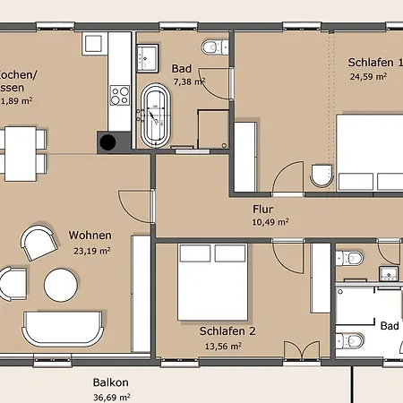 Lejlighed Reverchon *